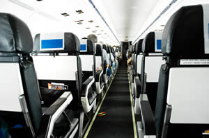 Plane aisle