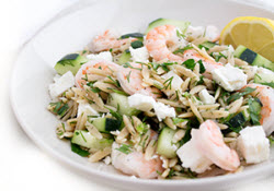 Shrimp, Feta & Orzo Salad