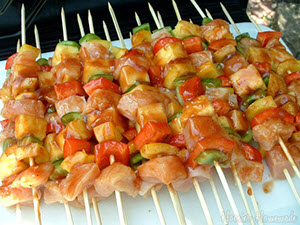 Sweet BBQ Chicken Kabobs