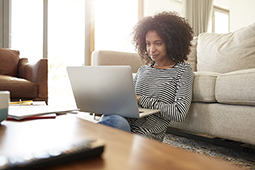 Woman on laptop