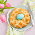 Braided Easter Egg Bread